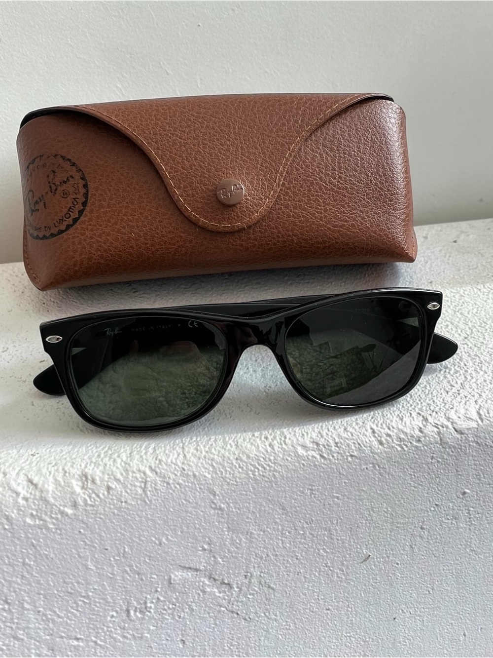 Ray-Ban RB2132 New Wayfarer Prescription Sunglasses Black 52mm